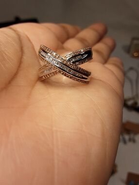 925 genuine diamond ring.